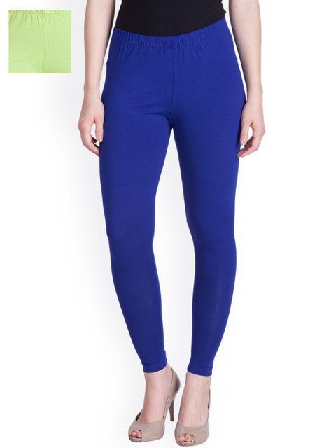 

LYRA Pack of 2 Ankle-Length Leggings, Green