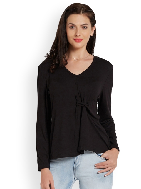 

Globus Women Black Solid Top
