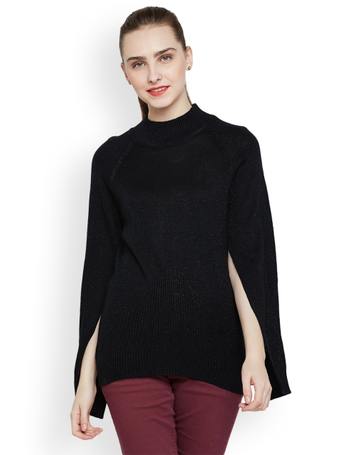 

Marie Claire Women Black Solid Pullover