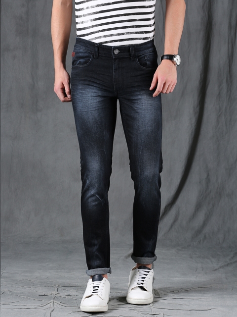 

WROGN Men Blue Skinny Fit Mid-Rise Clean Look Stretchable Jeans