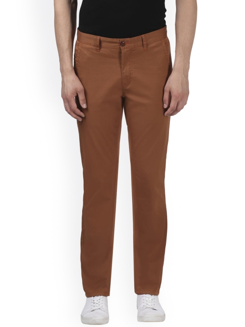 

ColorPlus Men Brown Smart Regular Fit Solid Chinos