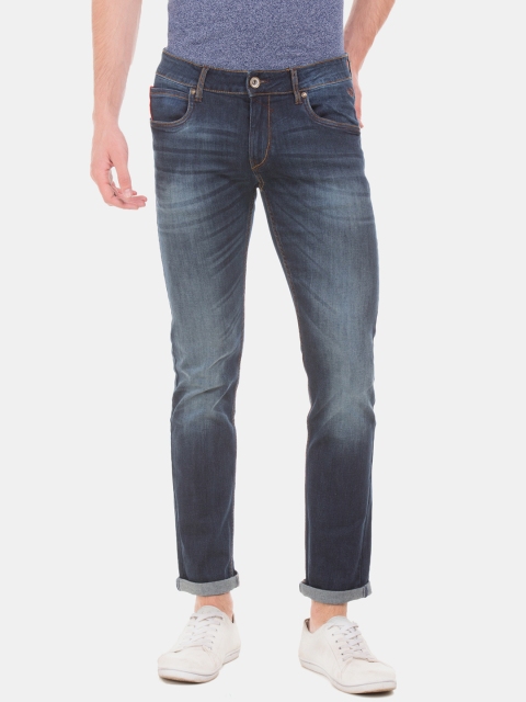 

Flying Machine Men Blue Slim Fit Mid-Rise Clean Look Jeans