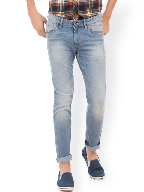 

Flying Machine Men Blue Jackson Skinny Fit Mid-Rise Clean Look Stretchable Jeans