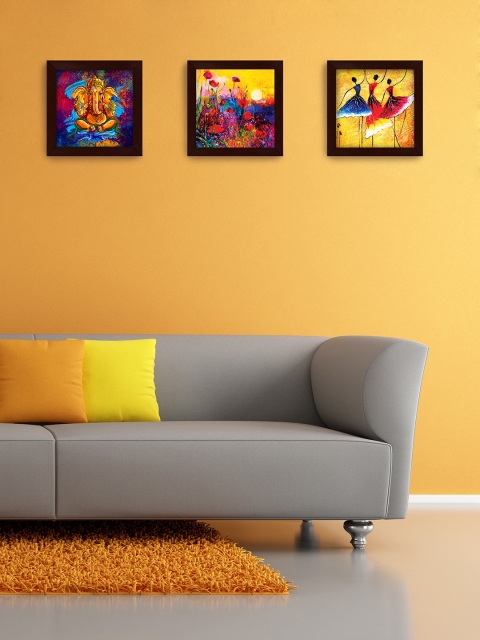 

Story@Home Set of 3 Wall Paintings, Multi