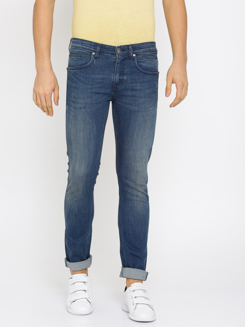 

Pepe Jeans Men Blue Skinny Fit Low-Rise Clean Look Stretchable Jeans