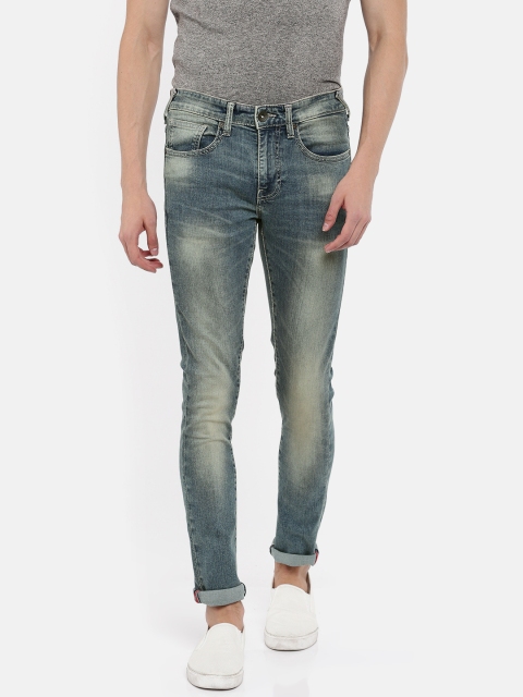 

Pepe Jeans Men Blue Skinny Fit Low-Rise Clean Look Stretchable Jeans