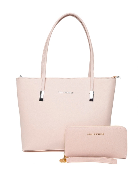 

Lisa Haydon for Lino Perros Pink Solid Shoulder Bag with Wallet
