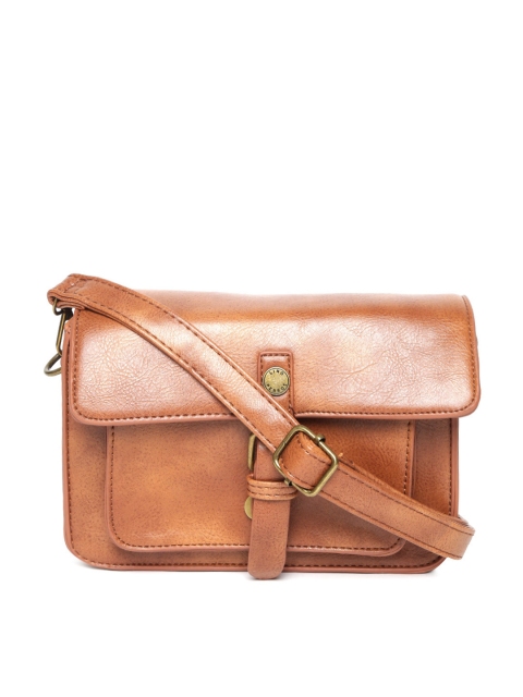 

Lisa Haydon for Lino Perros Tan Brown Solid Sling Bag