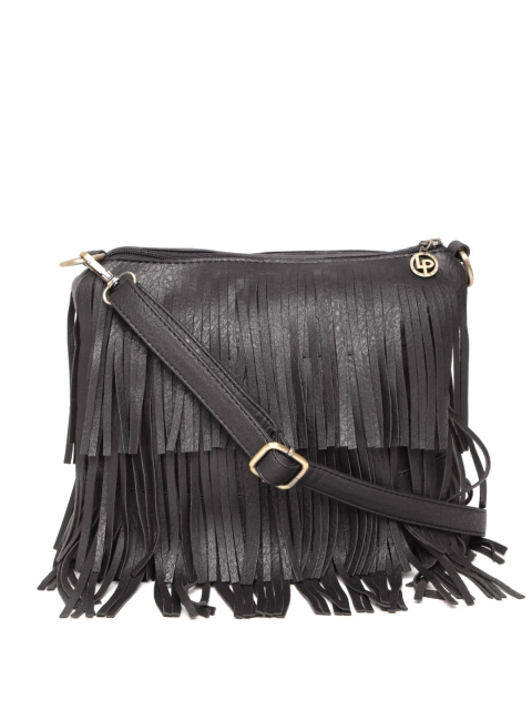 

Lisa Hayden for Lino Perros Black Fringed Sling Bag