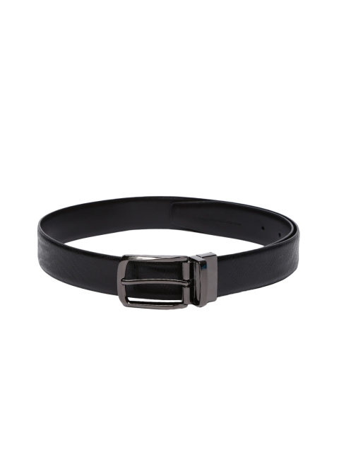 

French Connection Men Black & Brown Reversible Leather Belt