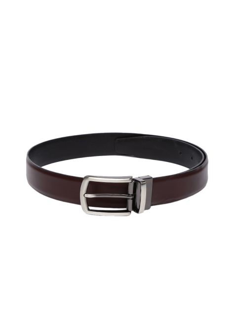 

French Connection Men Black & Brown Reversible Belt