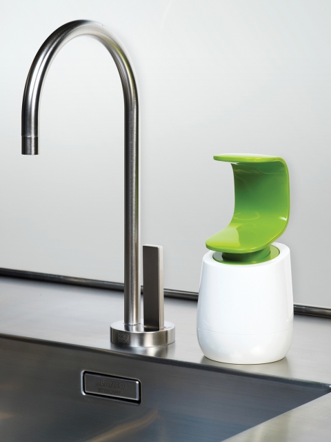 

Joseph Joseph White & Green Soap Dispenser