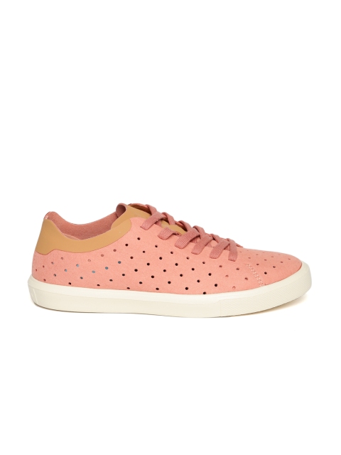 

native shoes Unisex Peach-Coloured Sneakers