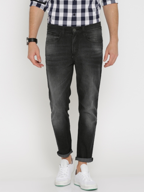 

HIGHLANDER Men Black Slim Fit Mid-Rise Clean Look Stretchable Jeans