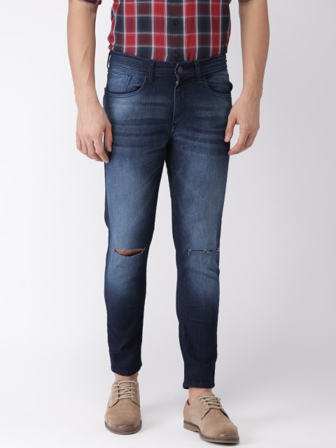 

HIGHLANDER Men Blue Slim Fit Mid-Rise Slash Knee Stretchable Jeans