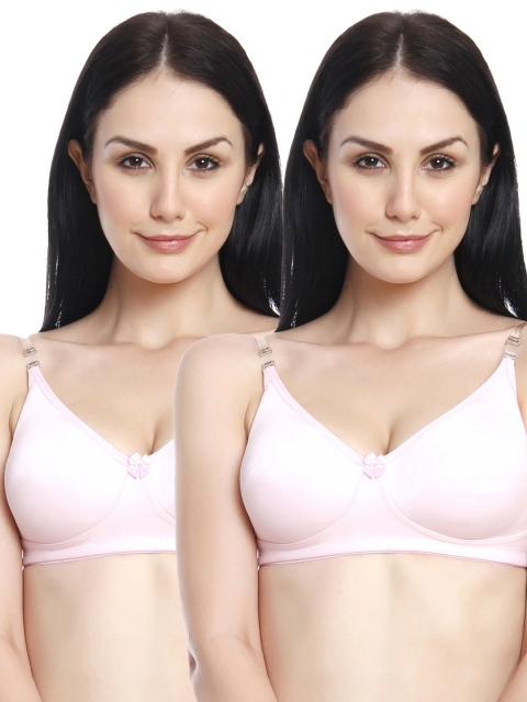 

Innocence Pack of 2 Pink Solid Lightly Padded Everyday Bras BBAPLIN44525_40