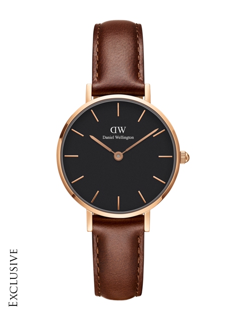 

Daniel Wellington Women Petite St Mawes Black Rose Gold Watch