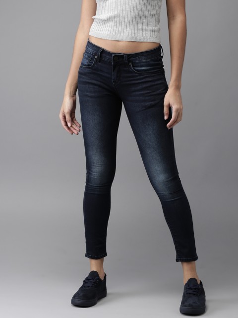 

Moda Rapido Women Blue Skinny Fit Mid-Rise Clean Look Stretchable Jeans