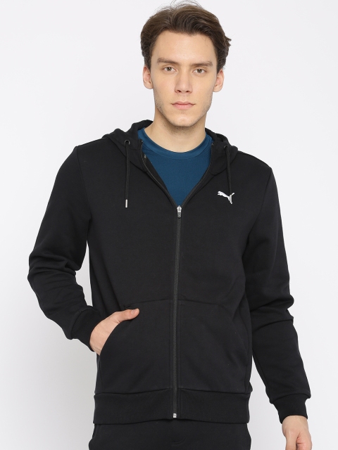 

Puma Men Black Solid ESS FZ Hoody FL Sweatshirt
