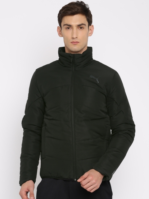 

Puma Men Black Solid ESS Padded Jacket