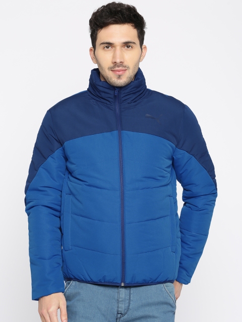 

Puma Men Blue Solid ESS PADDED JACKET Jacket