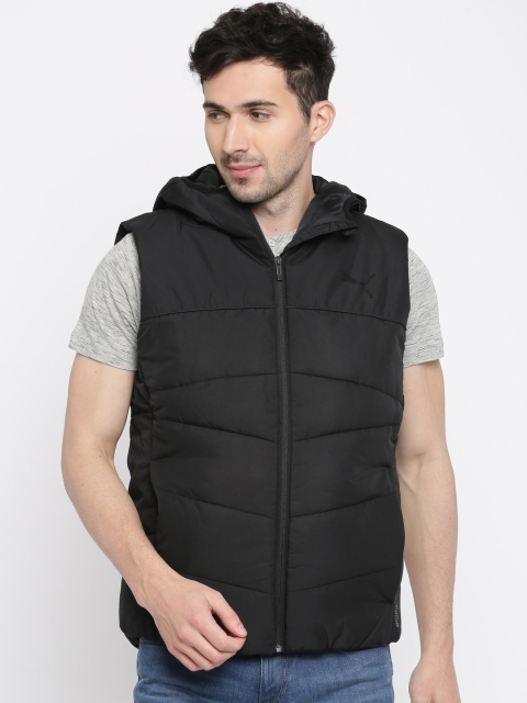 

Puma Men Black Solid ESS 400 VEST Padded Jacket