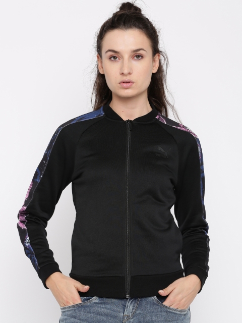 

Puma Women Black Solid Archive T7 Track Sporty Jacket