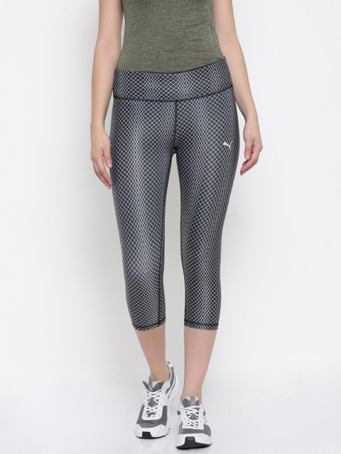 

Puma Black Printed ALL EYES ON ME 3/4 Tights