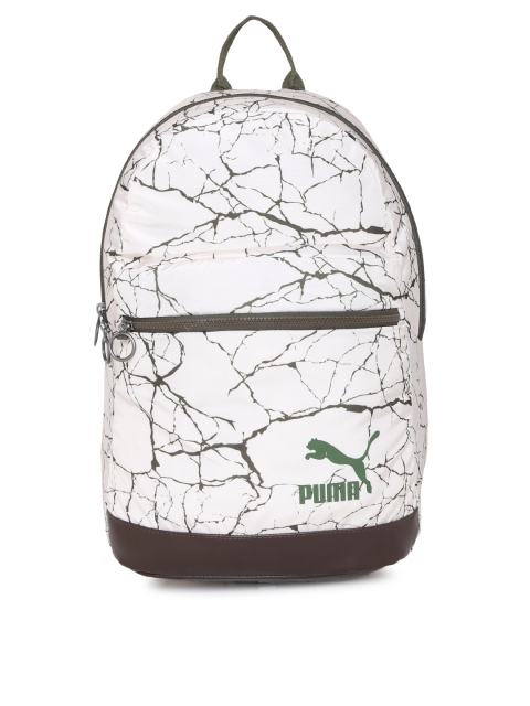 

Puma Unisex Off-White Originals Graphic Print Backpack