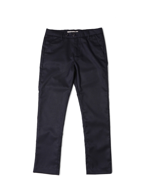 

Allen Solly Junior Boys Navy Blue Regular Fit Solid Chinos