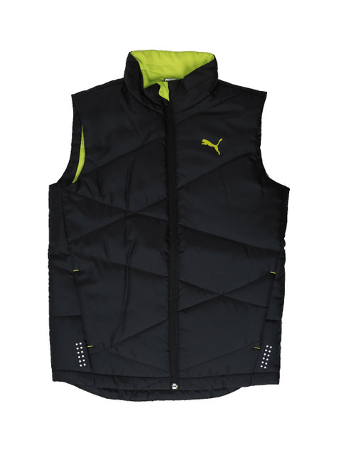 

Puma Boys Black Solid Padded Jacket