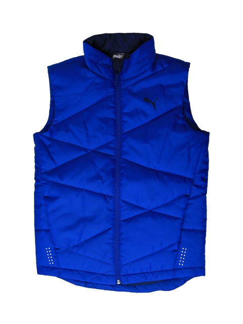 

Puma Boys Blue Solid Padded Jacket