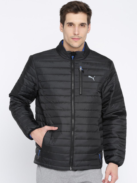 

Puma Men Black Solid PWRWARM Quilted Puffer Jacket