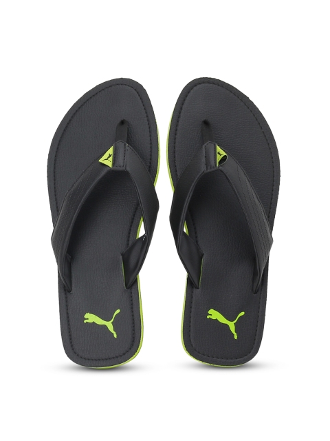 

Puma Men Black Solid Slip-On