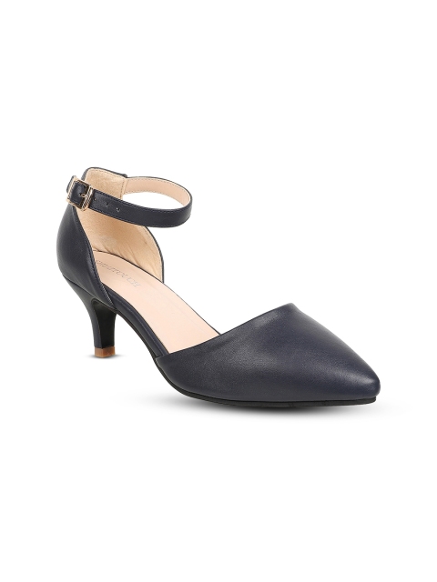 

SHUZ TOUCH Women Blue Solid Pumps