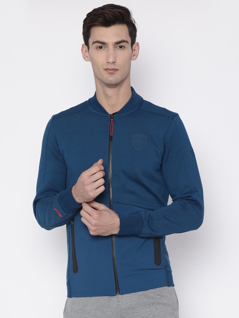 

Puma Men Blue Solid Ferrari Sporty Jacket