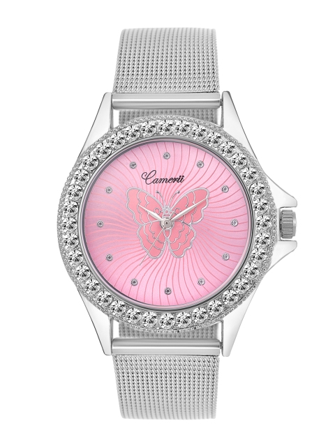 

Camerii Women Pink Analogue Watch