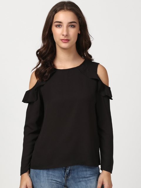 

Harpa Women Black Solid Top