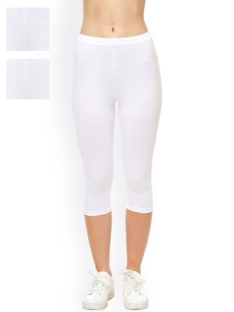 

Lady Lyka Pack of 3 White Capris