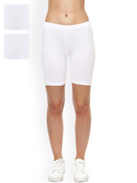 

Lady Lyka White Capris and Shorts-Pack of 3