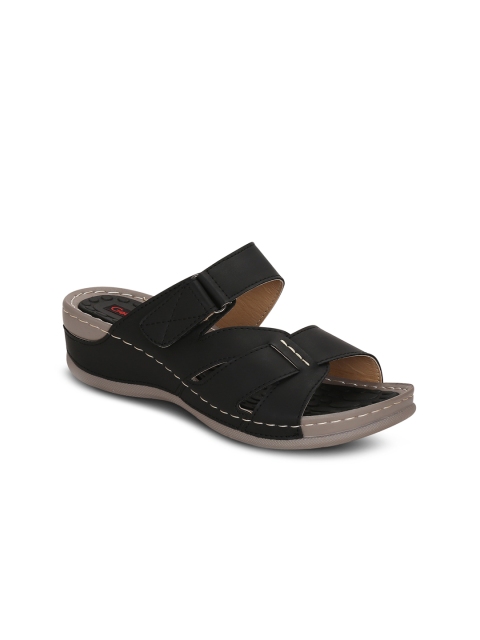

Get Glamr Women Black Colourblocked Sandals