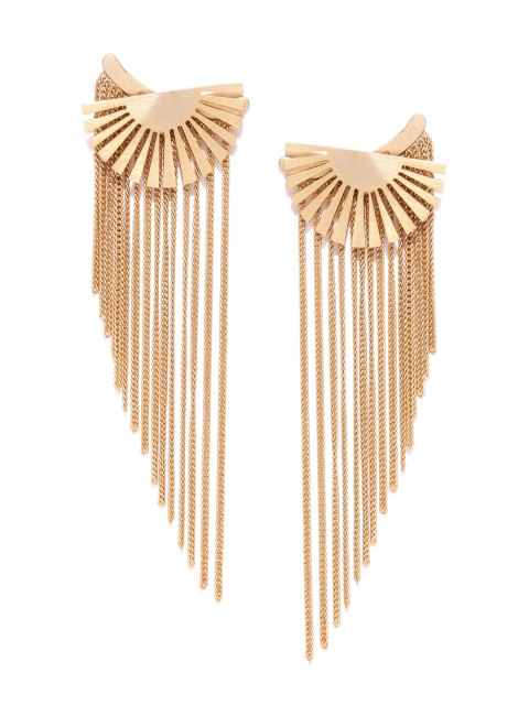 

Being Human Gold-Toned Geometric Drop Earrings