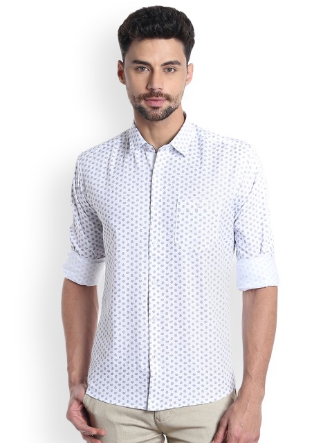 

Killer Men White Slim Fit Printed Casual Shirt