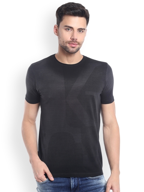 

Killer Men Black Dyed Round Neck T-shirt