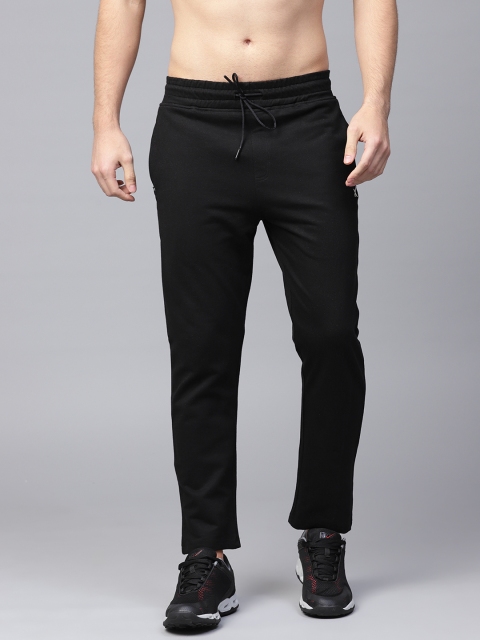

HRX by Hrithik Roshan Men Jet Black Solid Track Pants
