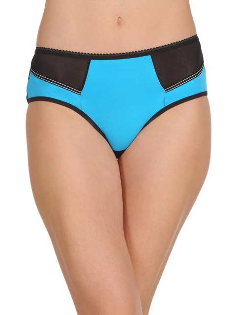 

Clovia Blue & Black Hipster Briefs PN2014P083XL