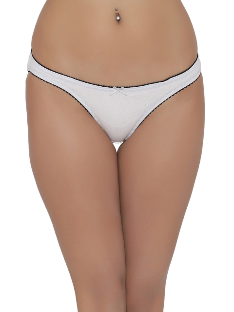 

Clovia White Bikini Briefs PN2026P18XL