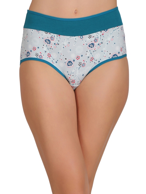 

Clovia Blue & Grey Printed Hipster Briefs PN2141P03S