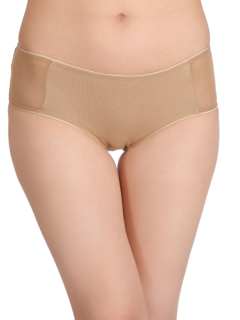 

Clovia Beige Hipster Briefs PN2191P24S