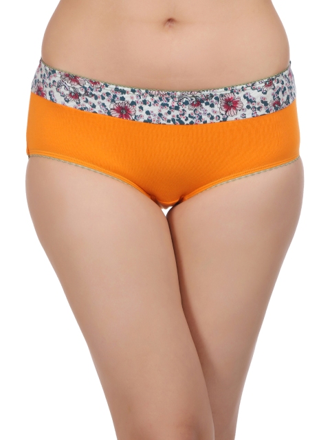 

Clovia Orange Hipster Briefs PN2202P16XL